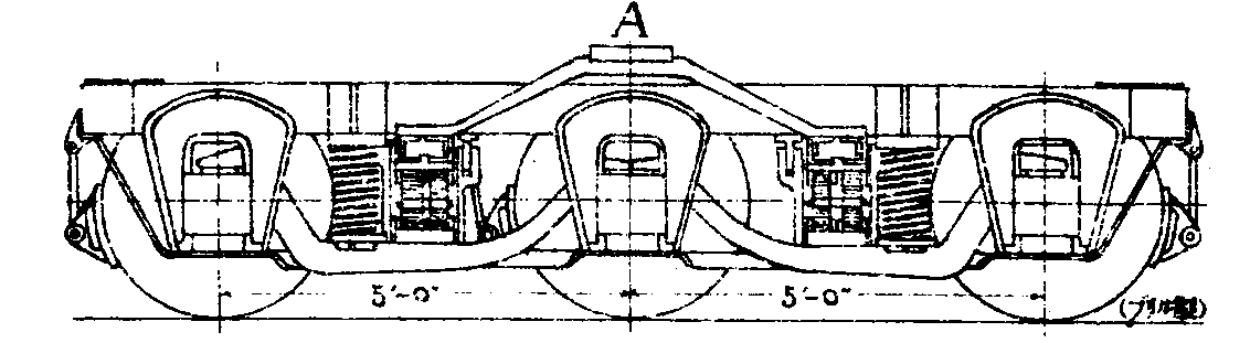 ブリル3軸台車図客車形式図大正3年版付録