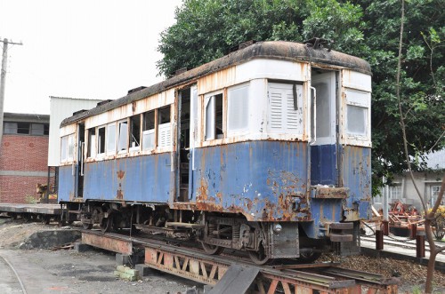 渓湖糖廠の廃車体