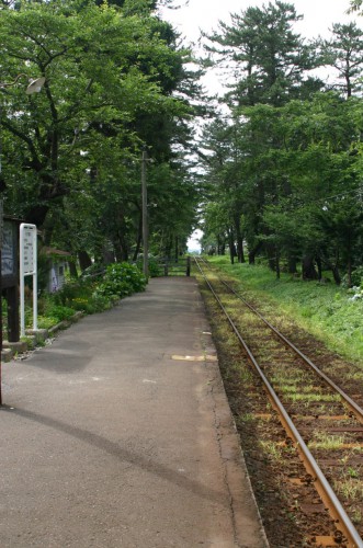 芦野公園駅ホーム