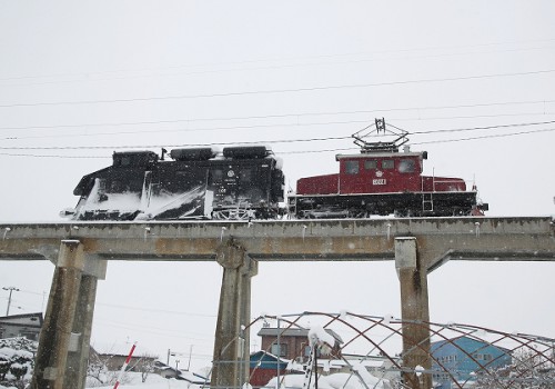 冬、弘南鉄道ラッセル出動/２０１３．２．２/Posted　by　893-2