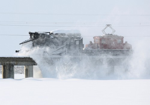 冬、弘南鉄道ラッセル出動/２０１３．２．２/Posted　by　893-2