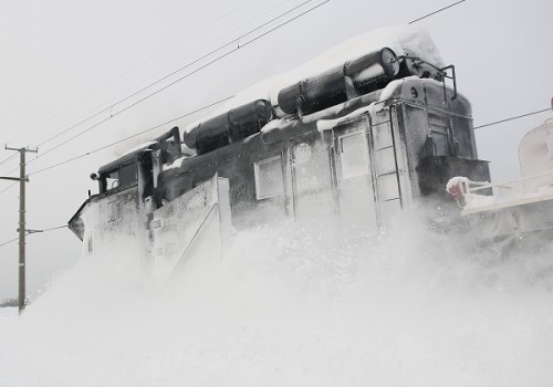 冬、弘南鉄道ラッセル出動/２０１３．２．２/Posted　by　893-2