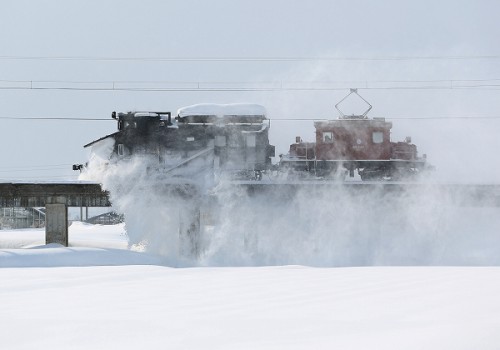 冬、弘南鉄道ラッセル出動/２０１３．２．２/Posted　by　893-2