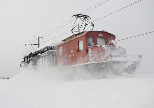 冬、弘南鉄道ラッセル出動/２０１３．２．２/Posted　by　893-2