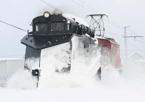 冬、弘南鉄道ラッセル出動/２０１３．２．２/Posted　by　893-2