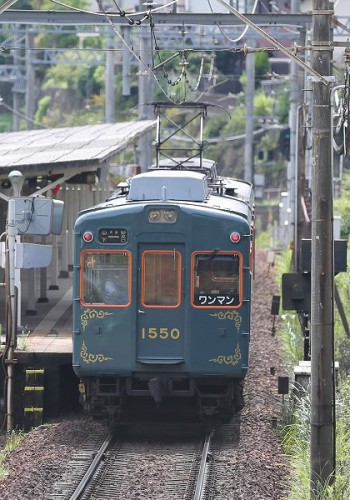 能勢電鉄１００周年記念塗装車/２０１３.０９.２６/Ｐｏｓｔｅｄ　ｂｙ　８９３－２