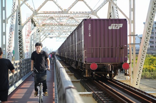 まもなく閉鎖赤川仮橋/２０１３．１０．２４/Posted by 893-2