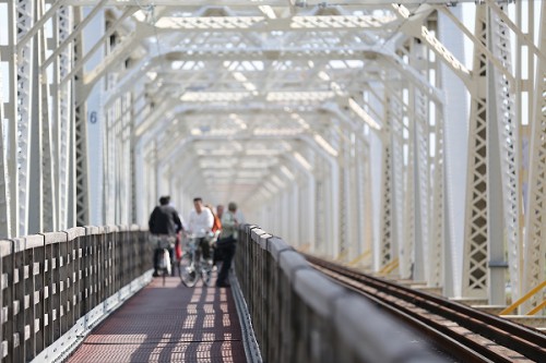 まもなく閉鎖赤川仮橋/２０１３．１０．２４/Posted by 893-2