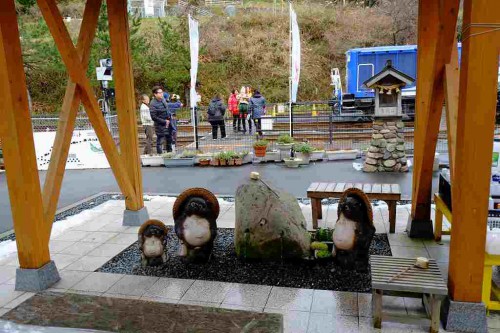 今の延命水 管理が道路管理者に移り、駅前に移動した