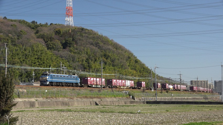 3月22日、1079レ、上牧