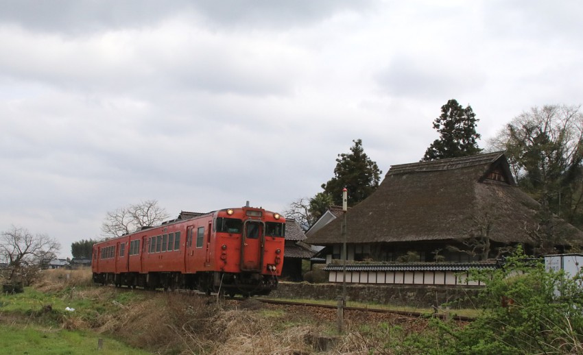 平成28年4月3日　吉田口・向原間　広島行き5861D快速みよしライナー　キハ471102他