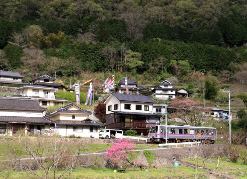 9：15　中畑・下川辺間　1724D　府中行き　キハ120326