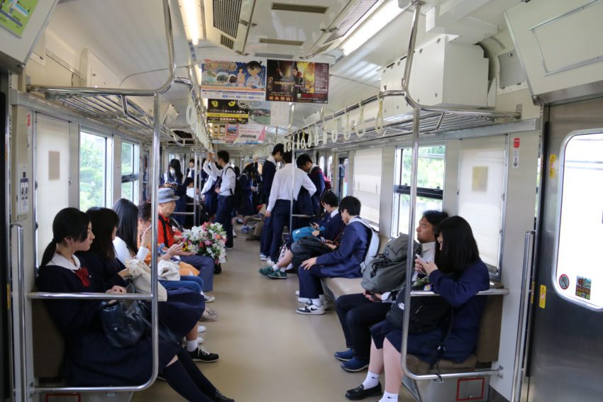 平成28年5月19日　福塩線243Mの車内 