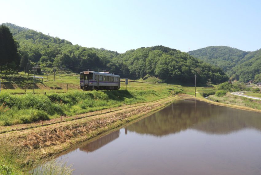 平成28年5月20日　梶田・備後安田間　1725D三次行き　キハ120　6