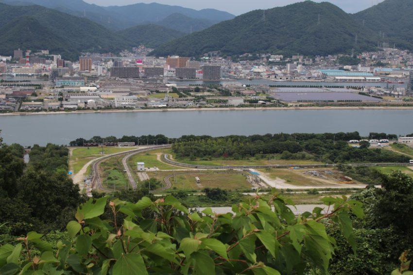 平成28年7月25日　三菱重工三原　和田沖工場試運転線風景