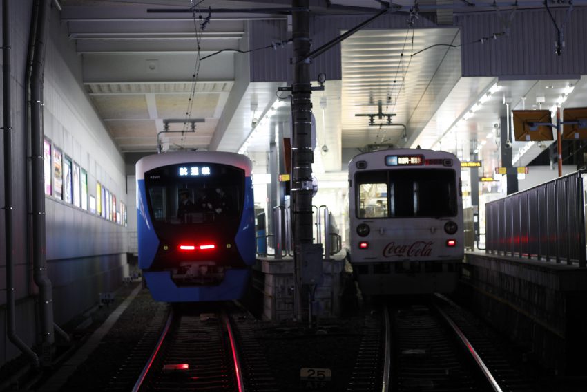 春先はタイトな日程でしたが、辛うじてA3001Fの試運転と1005Fの試運転の並びを撮ることができました。